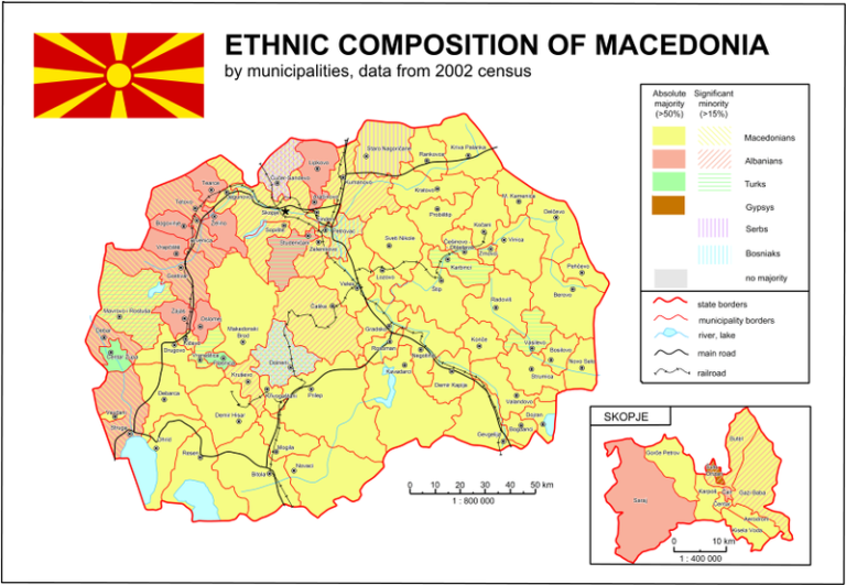 Mapas de Macedonia Turismo Macedonia