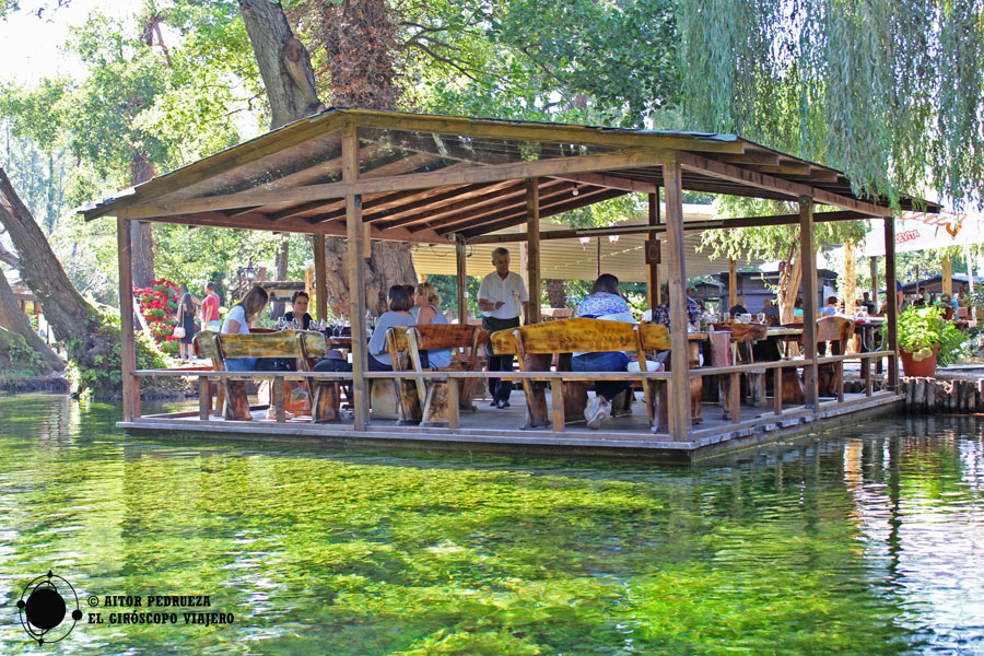 Restaurante Ostrovo en San Naum